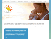 Tablet Screenshot of dawncare.org